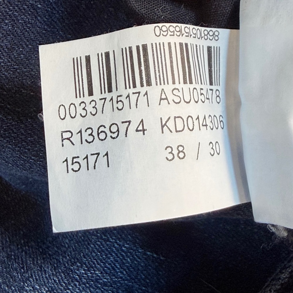 Mavi Matt Relaxed Straight Leg Jeans Mens 38x30 Dark Wash Stretch Denim - Picture 7 of 14